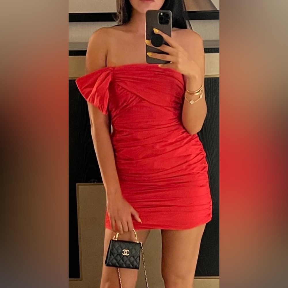 Zara strapless dress